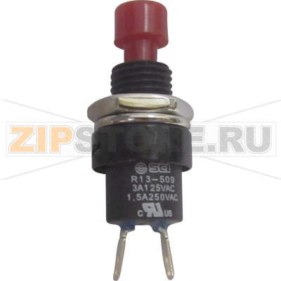 Кнопка 250 В/AC, 1.5 A, 1 x выкл/вкл, без фиксации, 1 шт TRU Components TC-R13-509A-05RT 