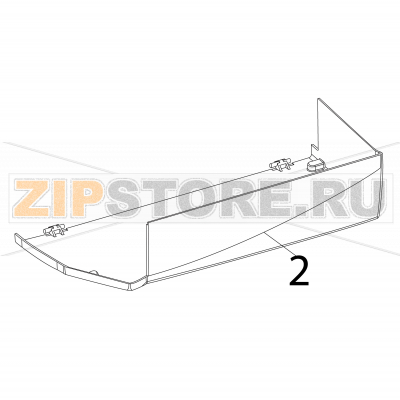 Door, long (light gray) Intermec PF2i Door, long (light gray) Intermec PF2iЗапчасть на деталировке под номером: 2Название запчасти на английском языке: Door, long (light gray) Intermec PF2i.