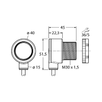 Датчик радарный Turck T30R-4545-KIQP