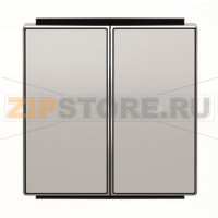 Клавиша для выключателя жалюзи, серебристая ABB 2CLA854400A1301