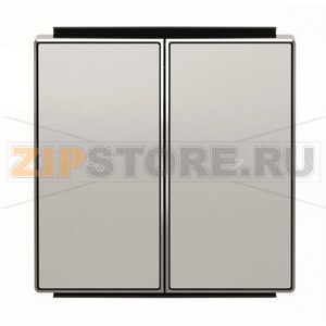 Клавиша для выключателя жалюзи, серебристая ABB 2CLA854400A1301 