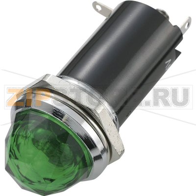Лампа светодиодная, зеленая, 1 шт TRU Components TC-R9-72B 