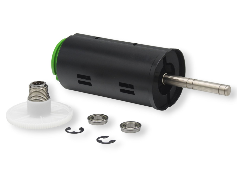 Шпиндель перемотки ленты TSC MH340T Шпиндель перемотки ленты TSC MH340TЗапчасть на деталировке под номером: 5