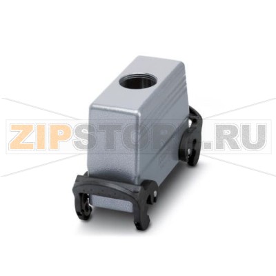 Сальниковый корпус HEAVYCON B24 Phoenix Contact HC-B 24-TMQ-76/O1STM25G с двумя защелками, высота 76 мм, с резьбой 1x M25, прямое подключение кабеля.Минимальный заказ: 10 шт.Упаковка: 10 шт.