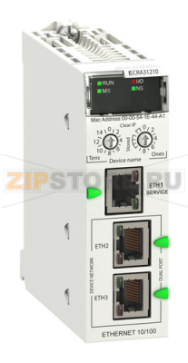 Адаптер удаленного ввода/вывода, Ethernet, М580 Schneider Electric BMECRA31210 