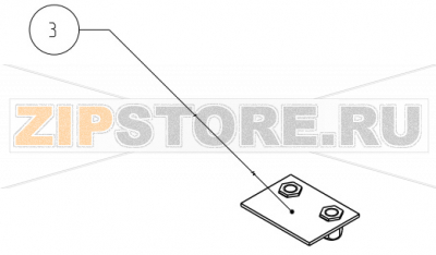 Staffa bloccaggio micro sbilanciamento Imesa LM 14                    Staffa bloccaggio micro sbilanciamento Imesa LM 14Запчасть на сборочном чертеже под номером: 3Название запчасти на итальянском языке: Staffa bloccaggio micro sbilanciamento Imesa LM 14