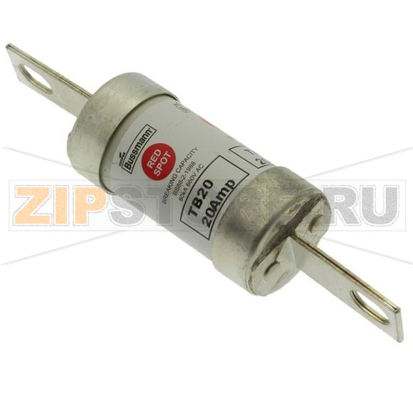 Предохранитель, 20 A, AC 660 В, DC 460 В, 80 кА, BS88, 27x112 мм, gL/gG, BS Eaton 20A 660V AC/4 