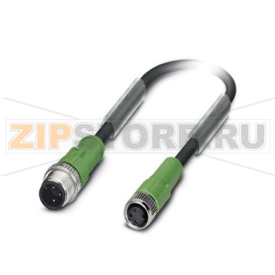 Кабель для датчика / исполнительного элемента Phoenix Contact SAC-3P-M12MS/1,0-PUR/M 8FS 3-полюсн., PUR без галогенов, темно-серый RAL 7021, Штекеры прямое M12, А-кодирование, к Гнездо прямое M8, Длина кабеля: 1 м.Минимальный заказ: 1 шт.Упаковка: 1 шт.