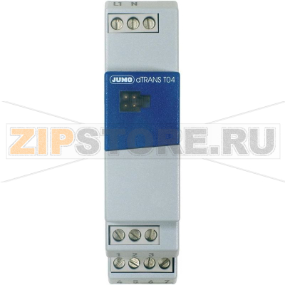 Преобразователь четырехпроводный, 1 шт JUMO dTRANS T04 