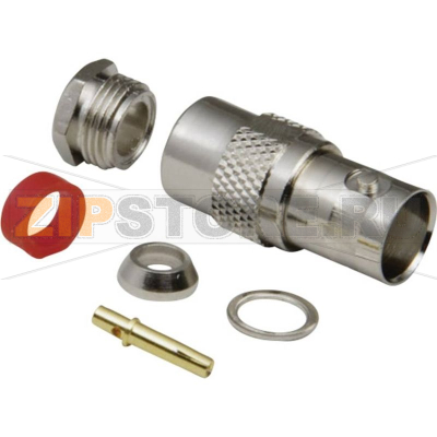 Разъем BNC, 50 Ом, 1 шт TRU Components 1579563 