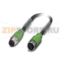 Кабель для датчика / исполнительного элемента Phoenix Contact SAC-4P-M12MS/10,0-PUR/M12FS SH