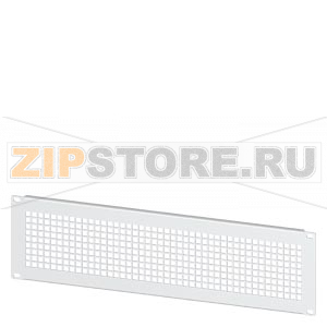 SIVACON, 19&quot; cover, for swing frame, with Ventilation openings 3 HU, RAL 7035 Siemens 8MF1000-2AB33 