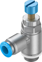 Дроссель с обратным клапаном Festo GRLA-1/4-QS-6-RS-D