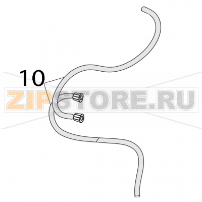 Tubo 4x6 cristal trasparente Elettrobar Fast 80D Tubo 4x6 cristal trasparente Elettrobar Fast 80DЗапчасть на деталировке под номером: 10