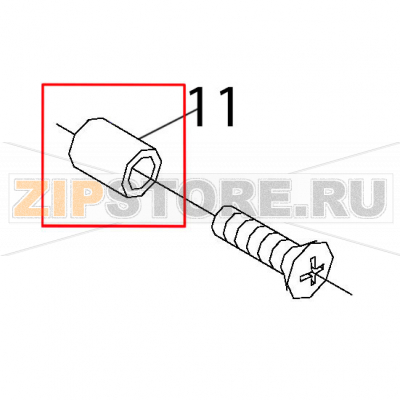 Bushing Fagor FI-48 B Bushing Fagor FI-48 BЗапчасть на деталировке под номером: 11Название запчасти Fagor на английском языке: Bushing FI-48 B.