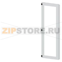SIVACON, door half, left, inspection window, IP55, H: 2000 mm, W: 600 mm, RAL 7035, Protection class 1 Siemens 8MF1060-2UT25-0BE2