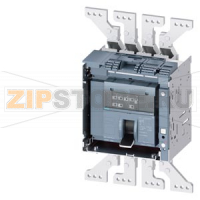 draw-out molded case circuit breaker w. handle with guide frame and PSS frame 1600; 4AUX and trip alarm switch S24; Icu "C" Icu=110kA @ 415V, 4-pole, left ETU360, LSIG, In=1000A rotary coding switch Ir=400...1000A Isd=1...10xIn, Ii=1.5...15xIn N conductor