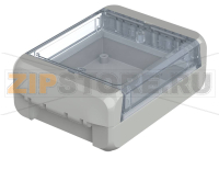 Корпус, 113x80x40 мм, поликарбонат UL 94 V0, прозрачная крышка Bopla B 100804 PC-V0-G 7035