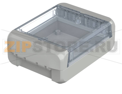 Корпус, 113x80x40 мм, поликарбонат UL 94 V0, прозрачная крышка Bopla B 100804 PC-V0-G 7035 