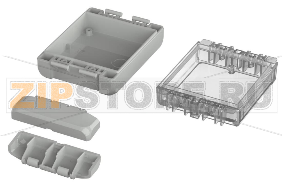 Корпус, 113x80x40 мм, поликарбонат UL 94 V0, прозрачная крышка Bopla B 100804 PC-V0-G 7035 