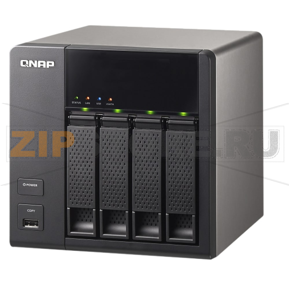 Накопитель сетевой QNAP TS-412 
