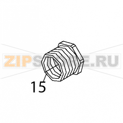 Reduction nut 1/2&#039;&#039; - 3/8&#039;&#039; Fagor FI-64 B Reduction nut 1/2'' - 3/8'' Fagor FI-64 BЗапчасть на деталировке под номером: 15Название запчасти Fagor на английском языке: Reduction nut 1/2'' - 3/8'' FI-64 B.