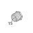 Reduction nut 1/2'' - 3/8'' Fagor FI-64 B