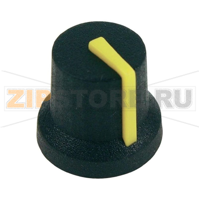 Ручка поворотная, ось D, черная, диаметр оси: 6 мм, K87MBR Cliff CL170850BR 
