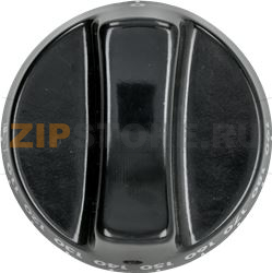 BLACK KNOB ø 63 mm 110-190°C 