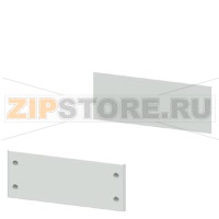 SIVACON, base covers, for cabinet sides H: 200 mm, T: 500 mm, RAL 7035 Siemens 8MF1205-2CT