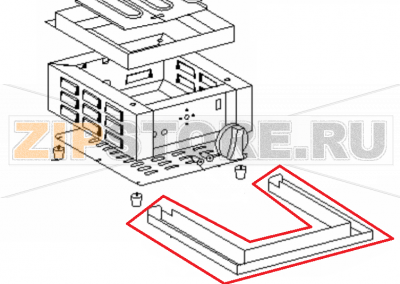 Front sauce lid Roller Grill GES 20 Front sauce lid Roller Grill GES 20Запчасть на 
