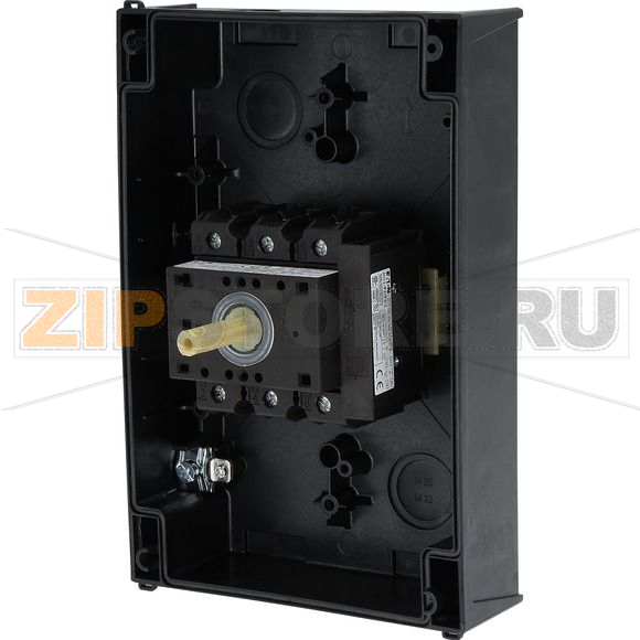 Выключатели главные, P3, 63 A, монтаж на поверхность, 3-полюсн Eaton P3-63/I4/SVB/HI11 