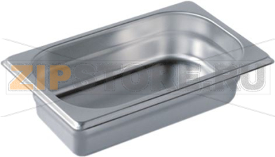 TRAY ST./STEEL GN 1/4 265x162xH65 mm 