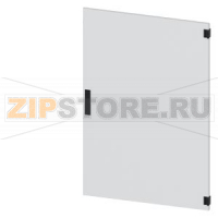 SIVACON, compartment door, right, IP40, H: 1200 mm, W: 800 mm, RAL 7035, Protection class 1 Siemens 8MF1280-2UT34-0BA2