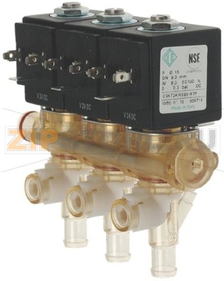 ГРУППА 3-Х ЭЛЕКТРОМАГНИТНЫХ КЛАПАНОВ ODE 24VDC 8ВТ 