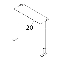 Cover - condenser Hoshizaki IM-65NE-25