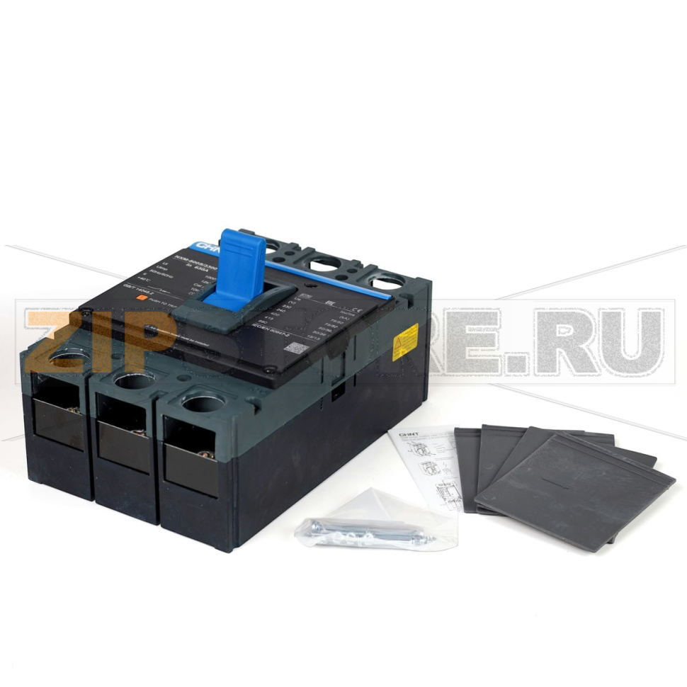 Выключатель автоматический 630 A, 70 кА Chint NXM-800H/3Р 
