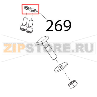 Rondella grower UNI1751, D6 Sirman Palladio 300 Rondella grower UNI1751, D6 Sirman Palladio 300Запчасть на деталировке под номером: 269