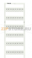 Маркировочная карта WMB; в картах; МАРКИРОВАНО; 1 / 2 (50 каждый); not stretchable; Горизонтальная маркировка; с креплением на защелке; белые Wago 793-518
