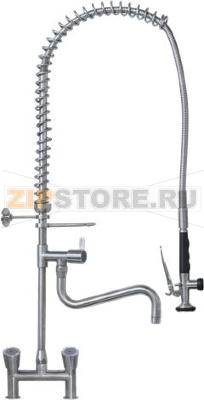 PRE-RINSE UNIT INOX 1140 mm W/TAP 