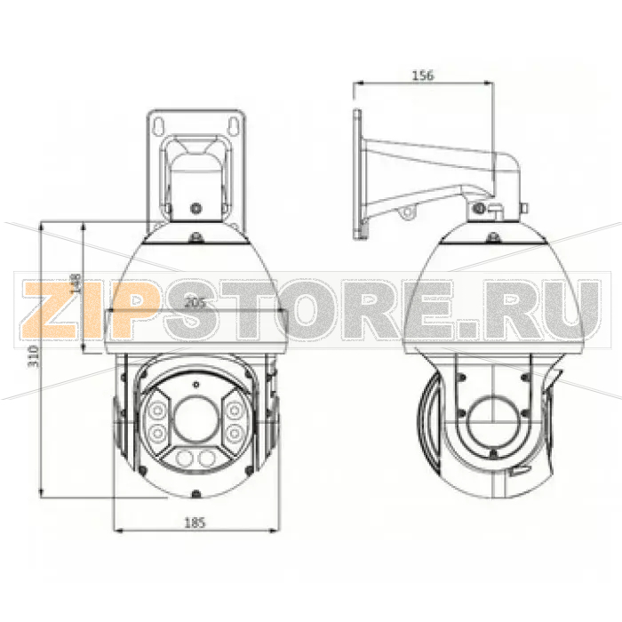 Видеокамера Dahua DH-SD6C120I-HC 