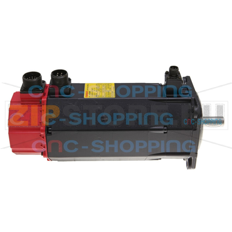Серводвигатель с прямым валом, шпонкой и тормозом Fanuc A06B-0127-B677 