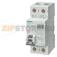 ДИФФ.АВТОМАТ ТИП AC (WS), D=70 MM, N СЛЕВА IFN 30MA, 4.5KA, 1+N-ПОЛ. C 13A Siemens 5SU1353-1KL13