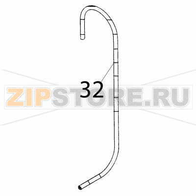 Rubber pipe Ø17xØ10x900 Fagor HMM-6/11 Rubber pipe Ø17xØ10x900 Fagor HMM-6/11Запчасть на деталировке под номером: 32Название запчасти Fagor на английском языке: Rubber pipe Ø17xØ10x900 HMM-6/11.