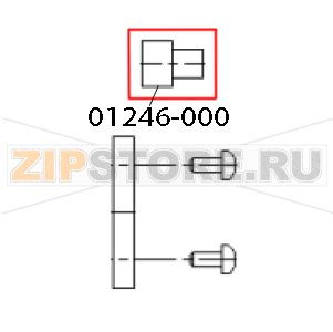 Hub Zebra TTP 1030 Hub Zebra TTP 1030Запчасть на деталировке под номером: 01246&dash;000
