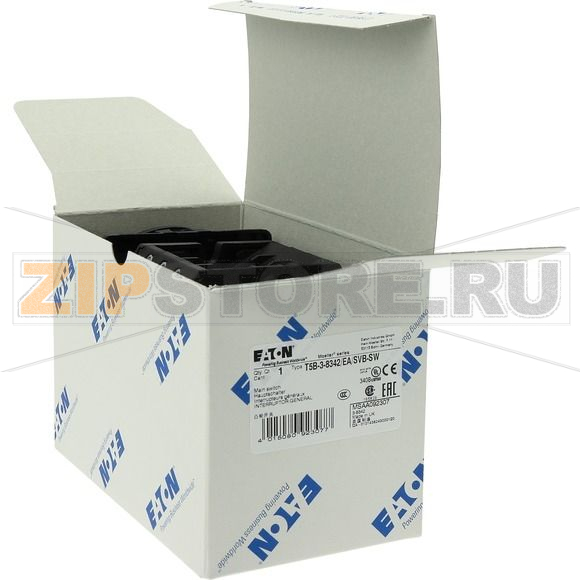 Выключатели главные, T5B, 63 A, 3 модуля, 6-полюсн Eaton T5B-3-8342/EA/SVB-SW 
