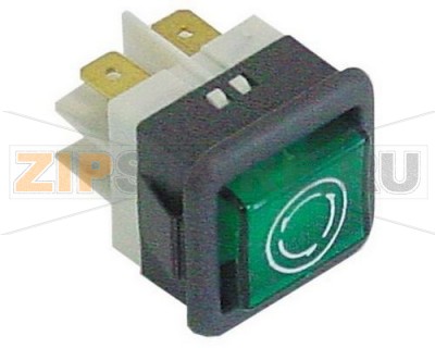 Лампа зеленая для Comenda LF-315 26,5x25,6mm 230 V green