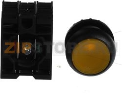 Momentary switch 6 A   230 V  yellow 