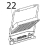 Smooth handle Roller Grill Majestic