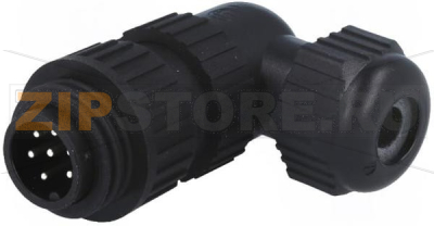 Разъем круглый 10 А, 250 В, 6+PE, IP67, 7 контактов Hirschmann CA 6 W LS 